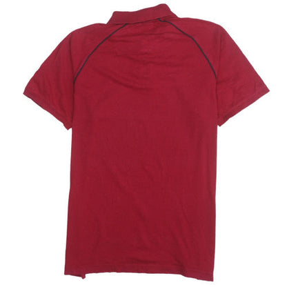 Nike Men's Red Short Sleeve Cotton Polo Shirt Size M