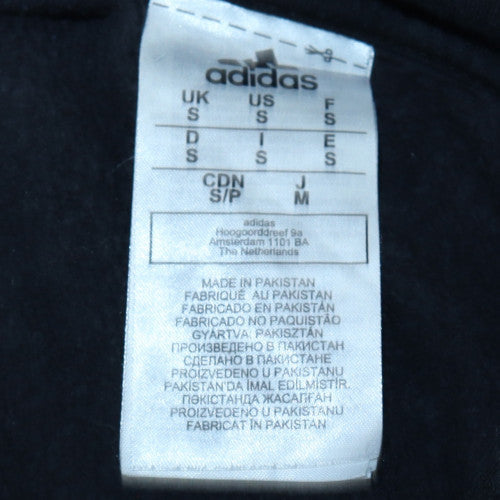 Mens UK Size S Adidas Black Pullover Hoodie
