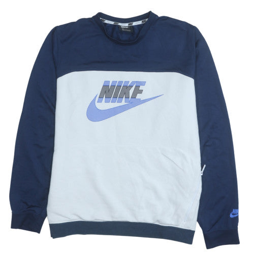 Mens UK Size XL Nike Blue Pullover Sweatshirt
