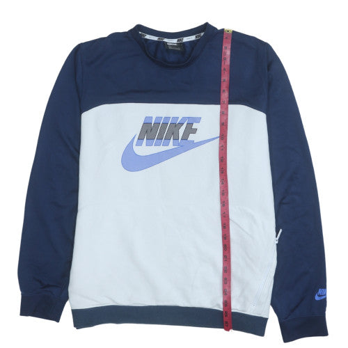 Mens UK Size XL Nike Blue Pullover Sweatshirt