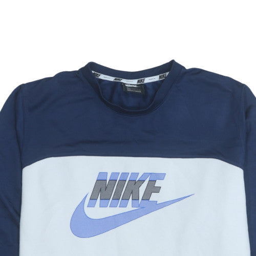 Mens UK Size XL Nike Blue Pullover Sweatshirt