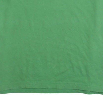 Champion Men's Green Short Sleeve Polo Shirt Medium Cotton