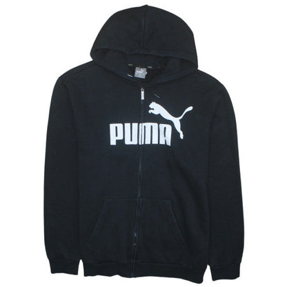 Mens UK Size XL Puma Black Full Zip Hoodie