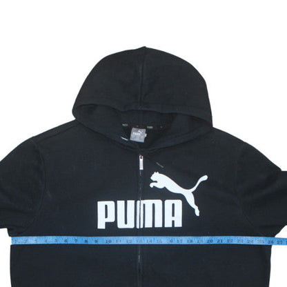 Mens UK Size XL Puma Black Full Zip Hoodie