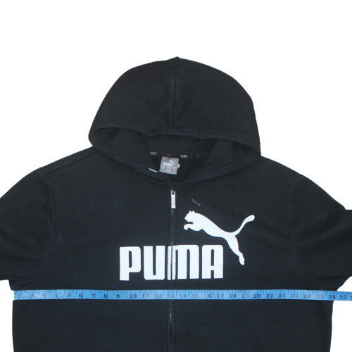 Mens UK Size XL Puma Black Full Zip Hoodie
