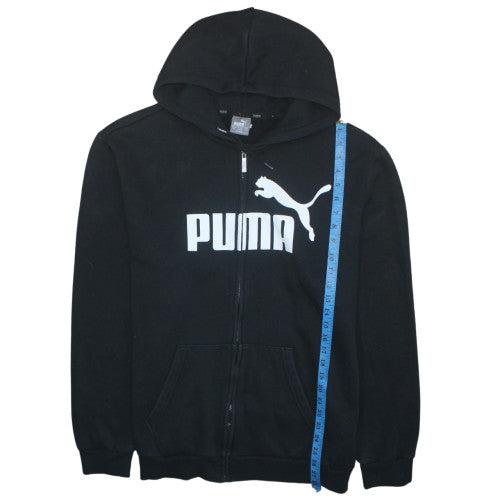 Mens UK Size XL Puma Black Full Zip Hoodie