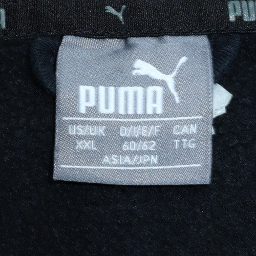 Mens UK Size XL Puma Black Full Zip Hoodie