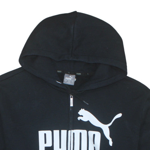 Mens UK Size XL Puma Black Full Zip Hoodie