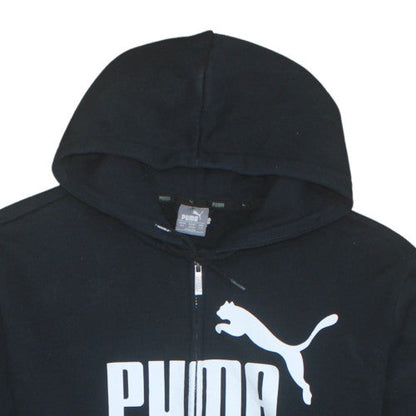 Mens UK Size XL Puma Black Full Zip Hoodie