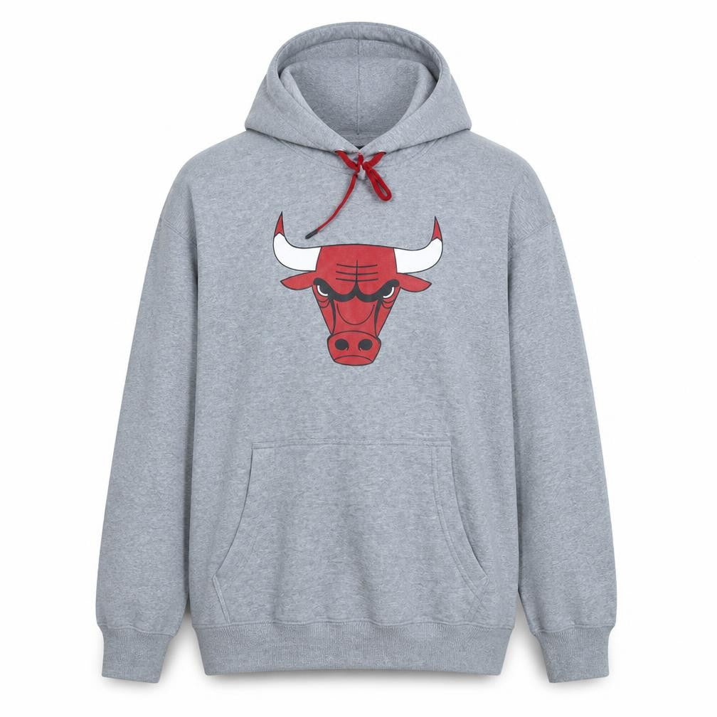 Mens UK Size L NBA Grey Pullover Hoodie
