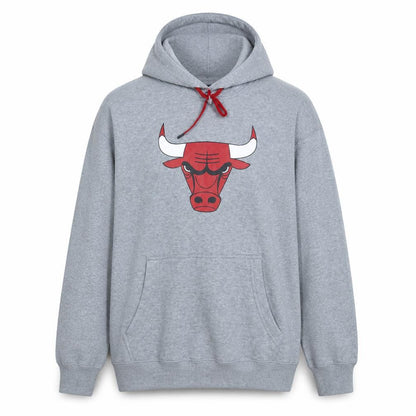 Mens UK Size L NBA Grey Pullover Hoodie