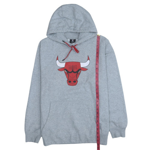 Mens UK Size L NBA Grey Pullover Hoodie