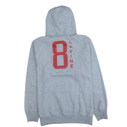 Mens UK Size L NBA Grey Pullover Hoodie
