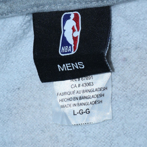 Mens UK Size L NBA Grey Pullover Hoodie