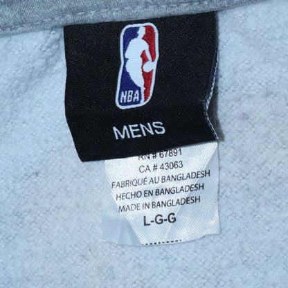 Mens UK Size L NBA Grey Pullover Hoodie