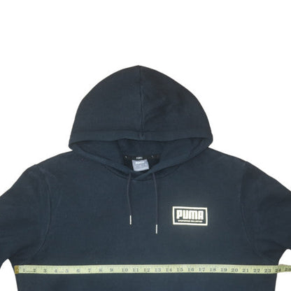 Mens UK Size L Puma Black Pullover Hoodie