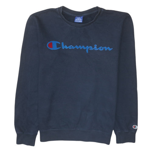 Mens UK Size S Champion Blue Pullover Sweatshirt