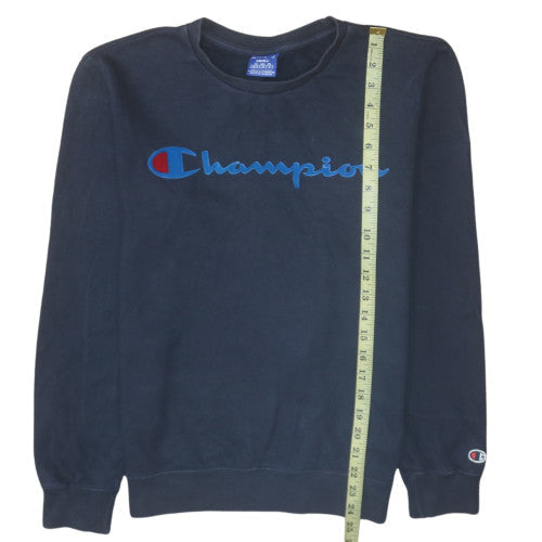 Mens UK Size S Champion Blue Pullover Sweatshirt