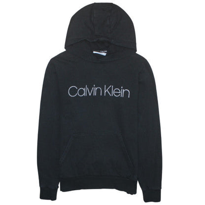 Mens UK Size M Calvin Klein Black Pullover Hoodie