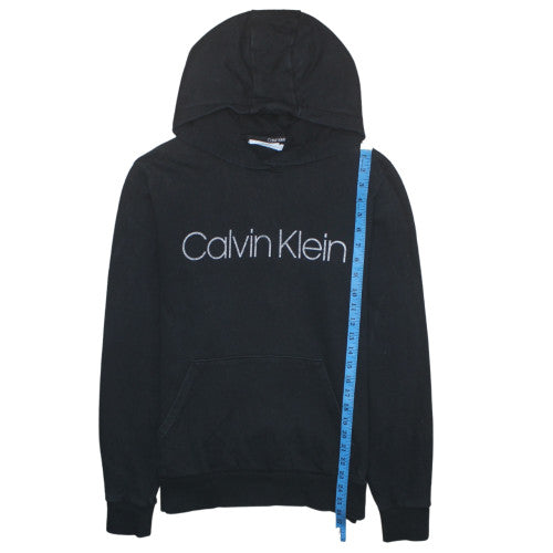 Mens UK Size M Calvin Klein Black Pullover Hoodie