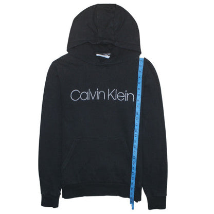 Mens UK Size M Calvin Klein Black Pullover Hoodie