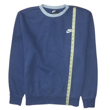 Mens UK Size M Nike Blue Pullover Sweatshirt
