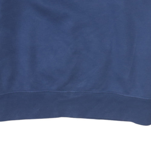 Mens UK Size M Nike Blue Pullover Sweatshirt