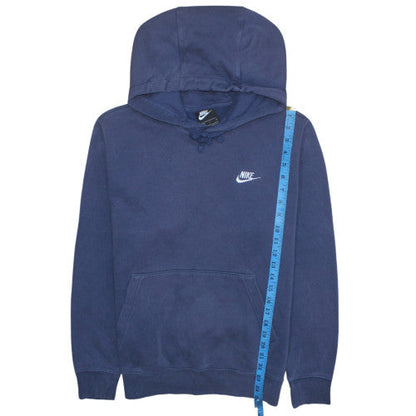 Mens UK Size S Nike Blue Pullover Hoodie