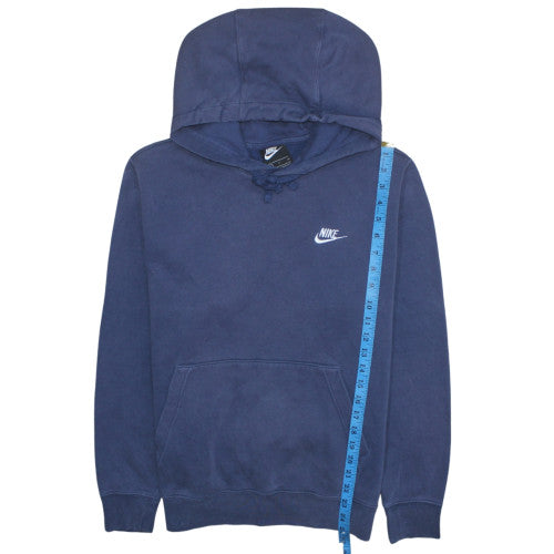 Mens UK Size S Nike Blue Pullover Hoodie