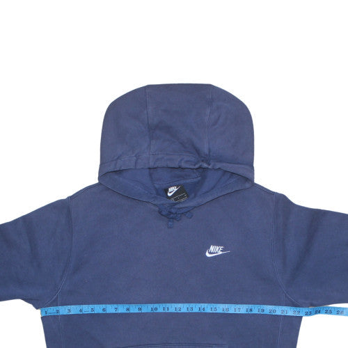 Mens UK Size S Nike Blue Pullover Hoodie