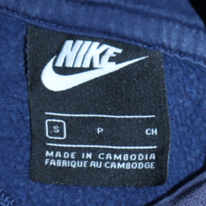 Mens UK Size S Nike Blue Pullover Hoodie