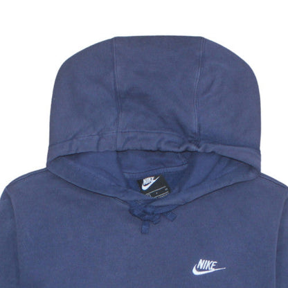 Mens UK Size S Nike Blue Pullover Hoodie