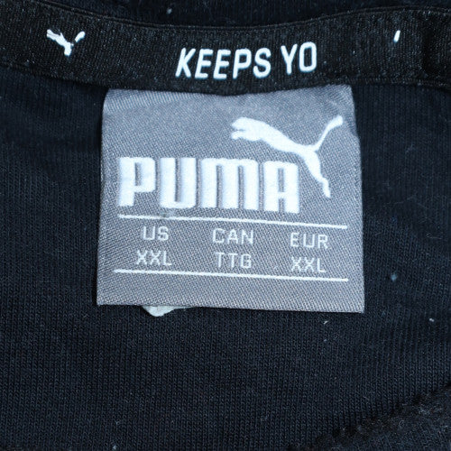 Mens UK Size 2XL Puma Black Pullover Sweatshirt