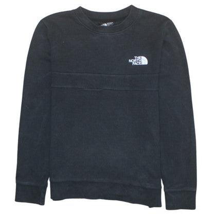 The North Face Boys Black XL Crew Neck Pullover Sweatshirt Cotton Blend