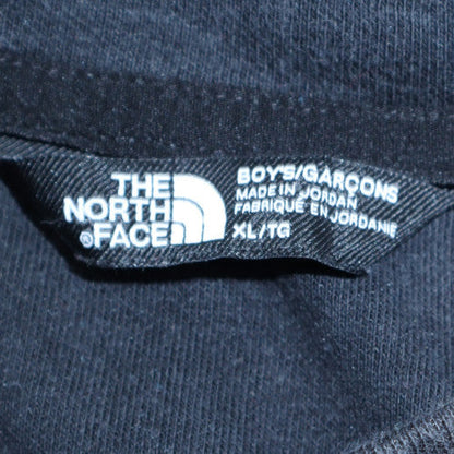 The North Face Boys Black XL Crew Neck Pullover Sweatshirt Cotton Blend