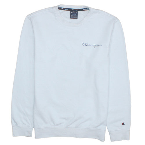 Mens UK Size M Champion White Pullover Sweatshirt