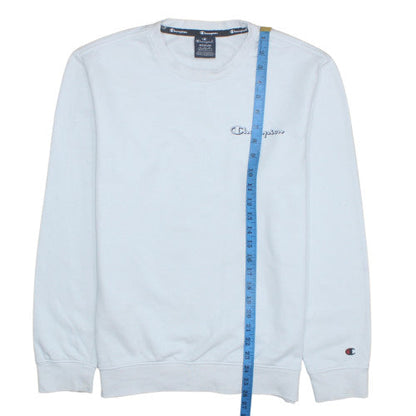Mens UK Size M Champion White Pullover Sweatshirt