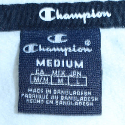 Mens UK Size M Champion White Pullover Sweatshirt