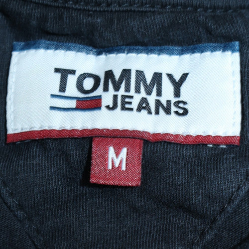 Tommy Jeans Men's Black Logo Short Sleeve Cotton T-Shirt M