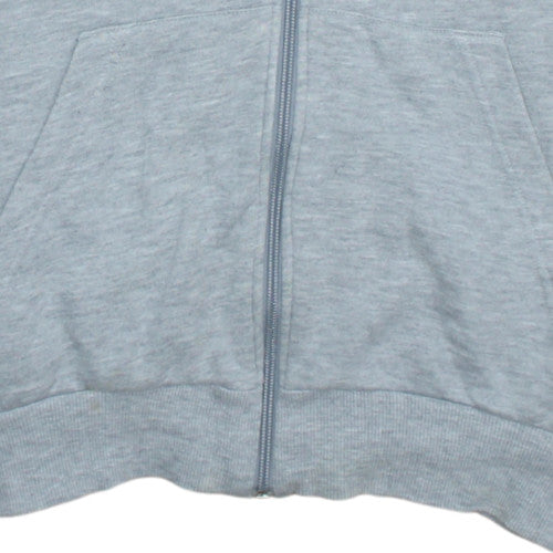 Mens UK Size L Adidas Grey Full Zip Hoodie