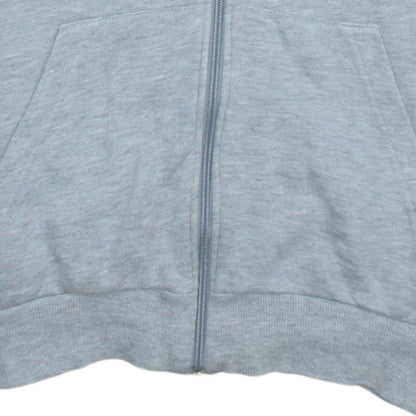 Mens UK Size L Adidas Grey Full Zip Hoodie