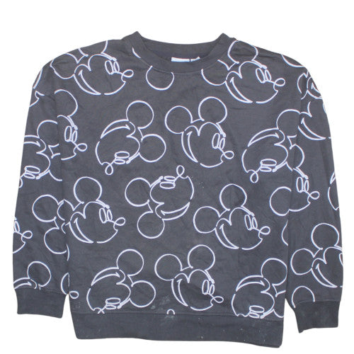 Womens UK Size XL Disney Black Pullover Sweatshirt