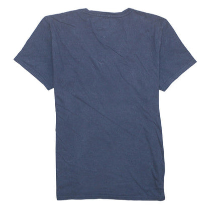 Tommy Jeans Men's Navy V-Neck Regular Fit Cotton T-Shirt M