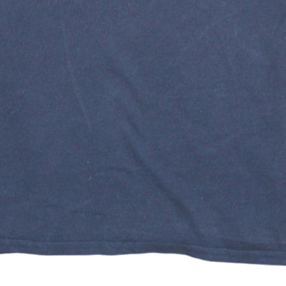 Tommy Jeans Men's Navy V-Neck Regular Fit Cotton T-Shirt M