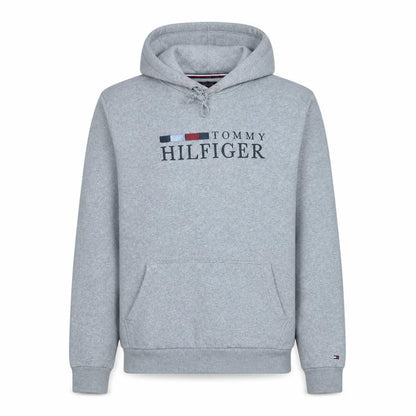 Mens UK Size L Tommy Hilfiger Grey Pullover Hoodie