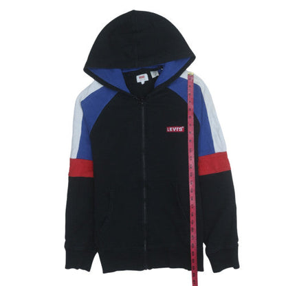 Mens UK Size S Levi's Black Full Zip Hoodie