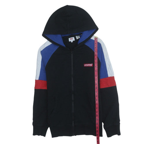 Mens UK Size S Levi's Black Full Zip Hoodie