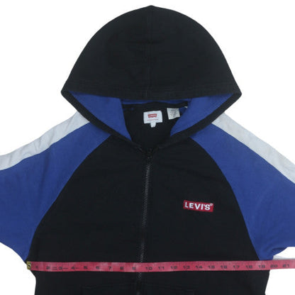 Mens UK Size S Levi's Black Full Zip Hoodie
