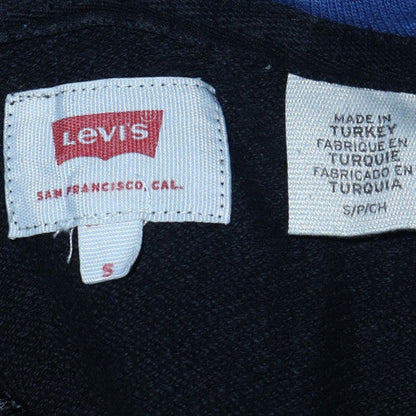 Mens UK Size S Levi's Black Full Zip Hoodie