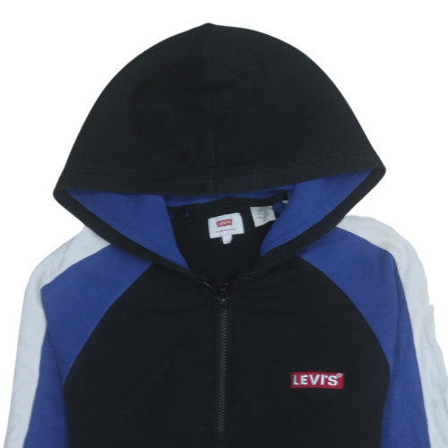 Mens UK Size S Levi's Black Full Zip Hoodie